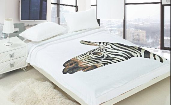 Koc dwustronny zebra