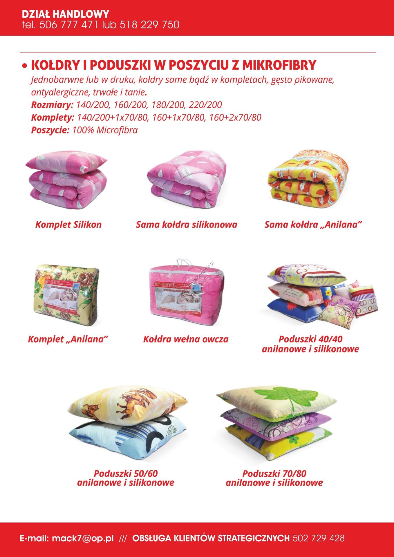 Kołdry Mac Hurtownia i Produkcja