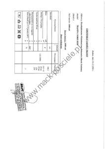 Mack Hurtownia Pościeli Certyfikat